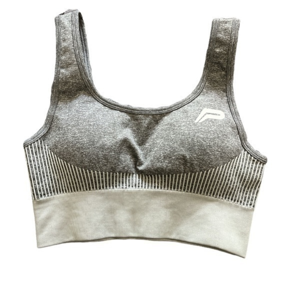 PURSUE FITNESS ADAPT GRAY SPORTS BRA NWOT #6991